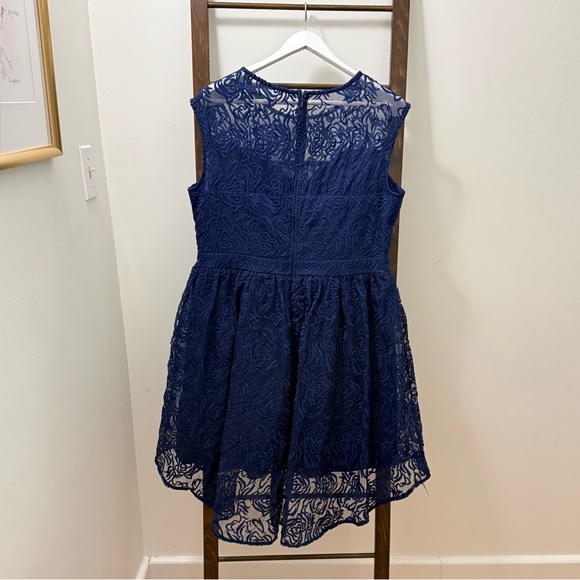 NWT 💡 blue lace dress (updated photos, posting) - Picture 2 of 9